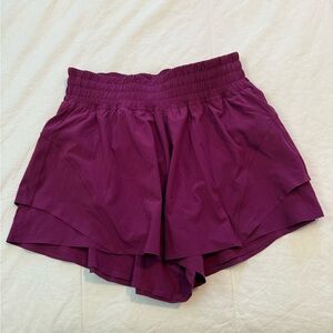 Lululemon Athletica Deep Purple Athletic Shorts